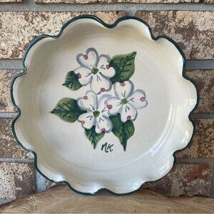 Cagle Road Pottery Pie Plate 1997 Seagrove NC Excellent Condition!